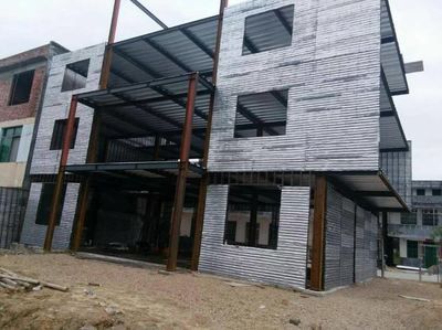 一體成形裝配式鋼混結構建筑4層住宅、4-6層廠房、6-11層辦公樓工藝流程圖集